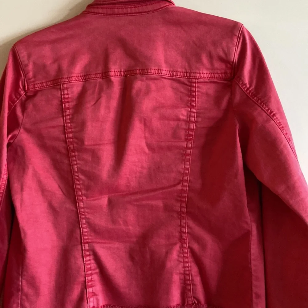 Kut from the Kloth Pink Jacket with Floral Lining - Picture 9 of 12